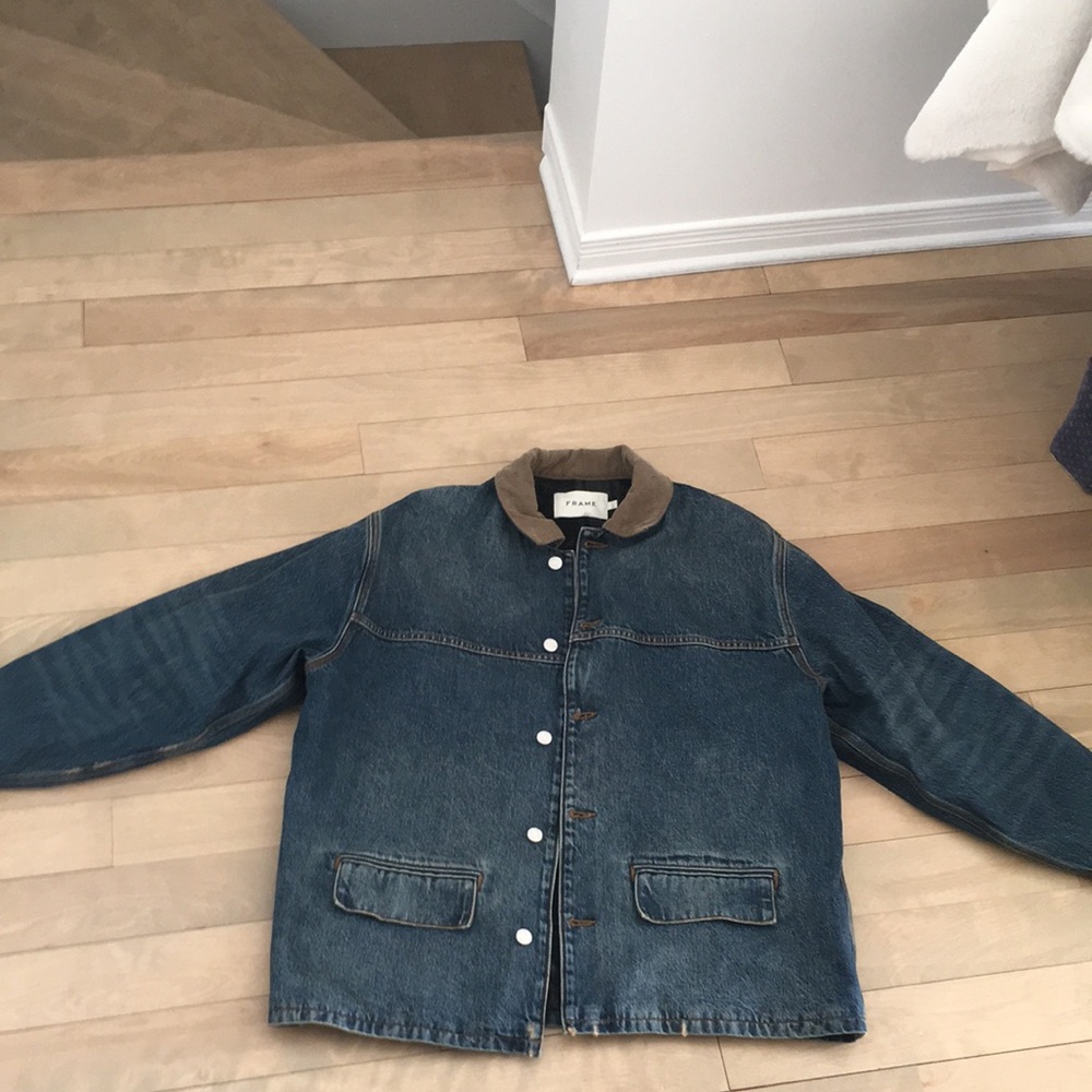 FRAME barn denim jacket mens